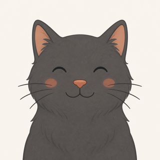 Illustrated cat