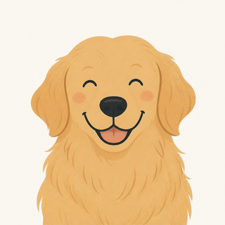 Illustrated dog